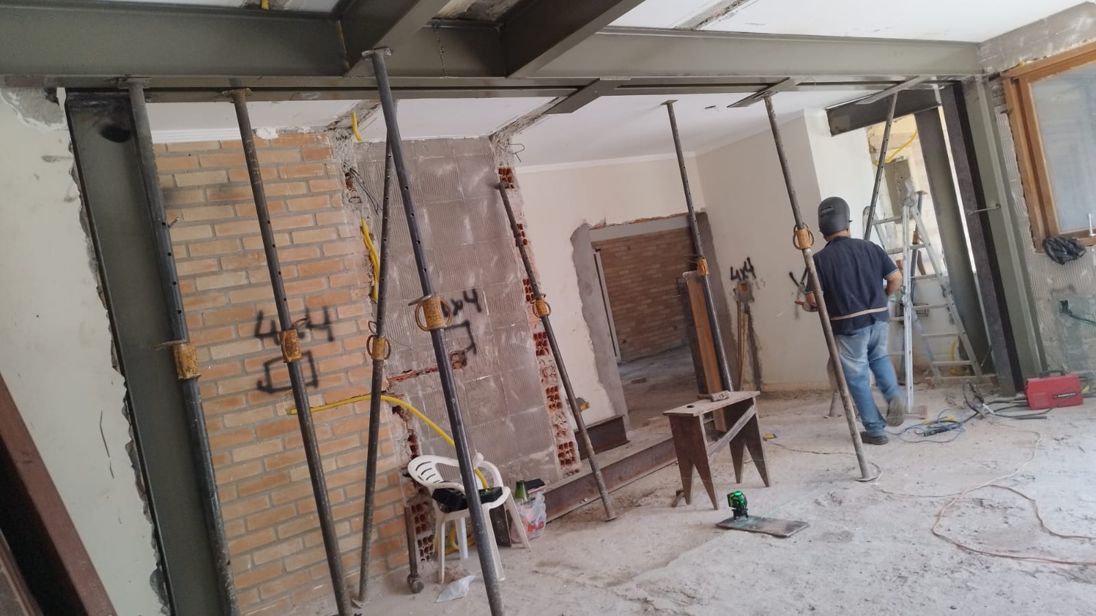 Projeto de reforço estrutural finalizado